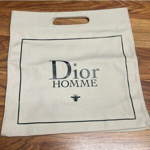 Dior Beige Canvas Tote Bag
